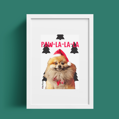 custom dog art print 5x7